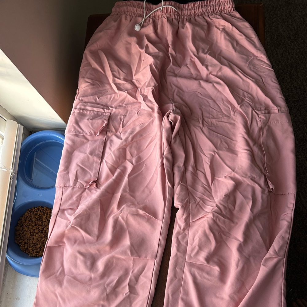 SHEIN Pink Kids Sweatpants